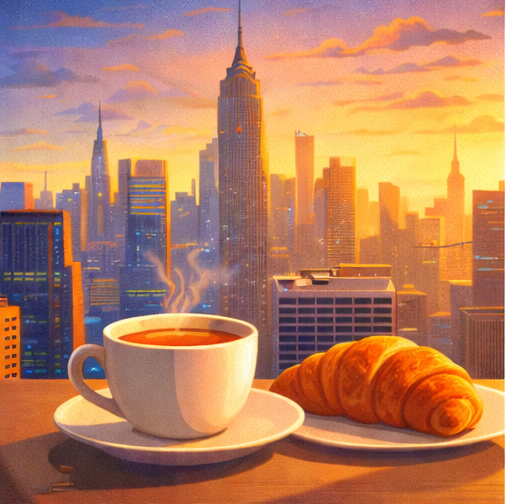 Breakfast in New York cover
