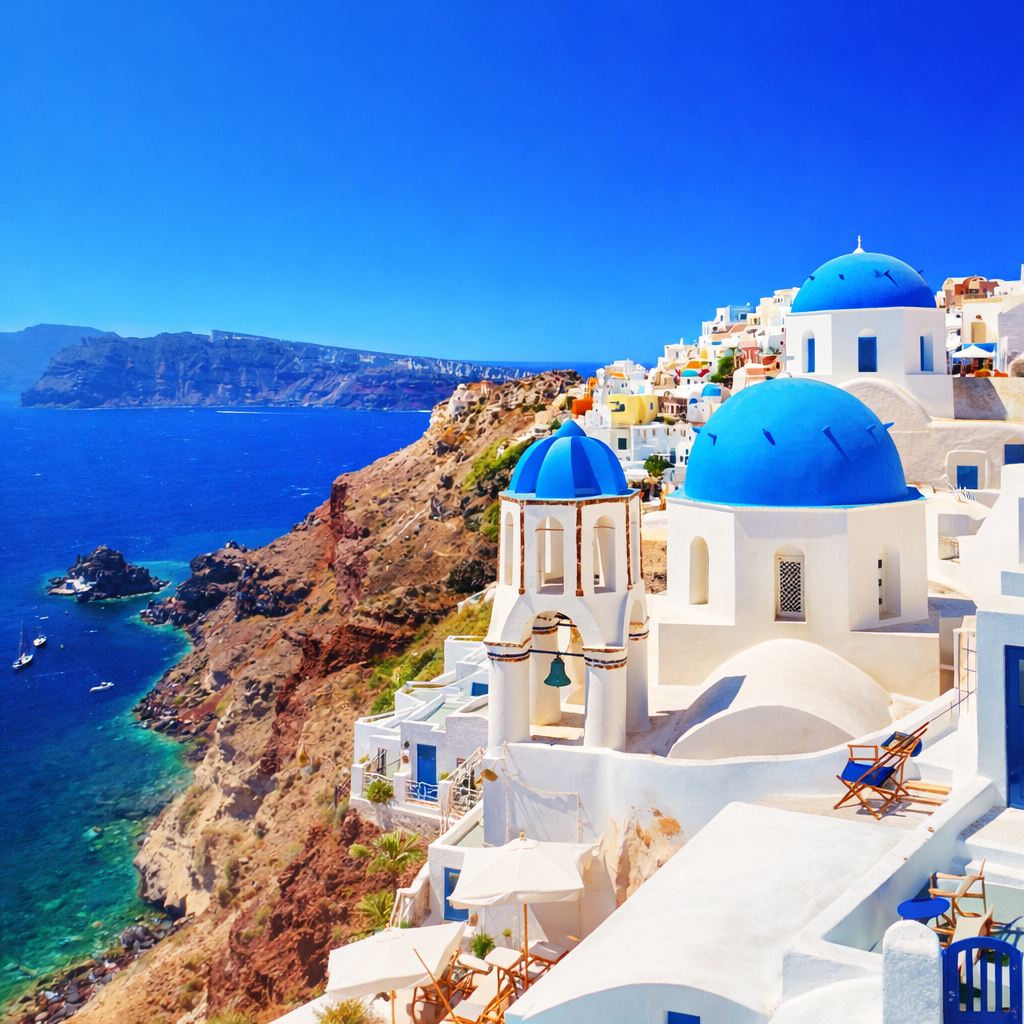 Summer in Santorini cover